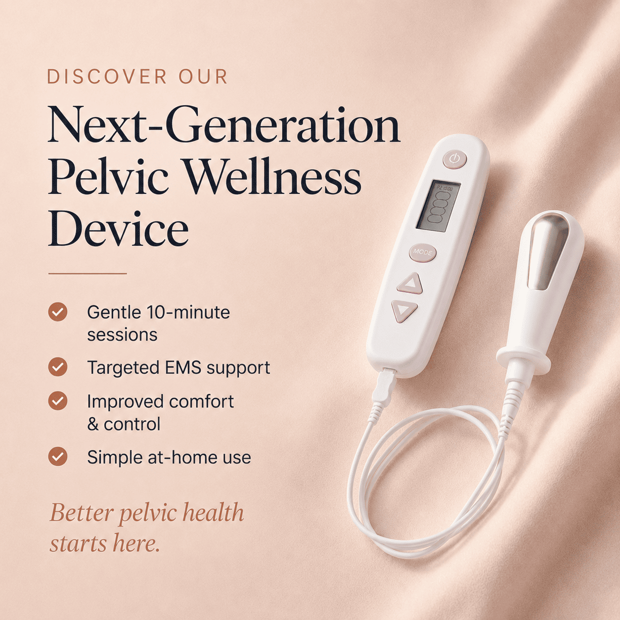 Vitalis® Ansa - At-home pelvic floor EMS trainer