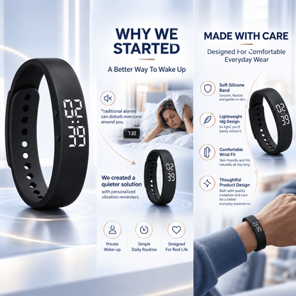 Vitalis Silent Vibrating Alarm Band