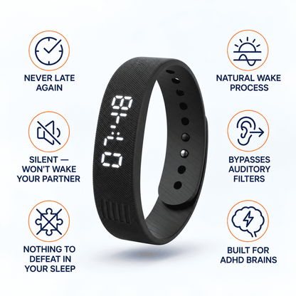 Vitalis Silent Vibrating Alarm Band