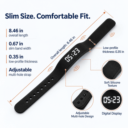 Vitalis Silent Vibrating Alarm Band