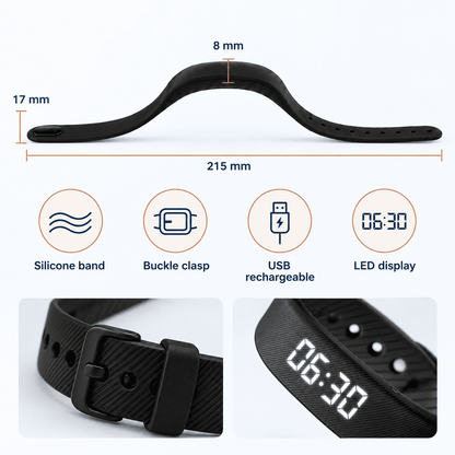 Vitalis Silent Vibrating Alarm Band