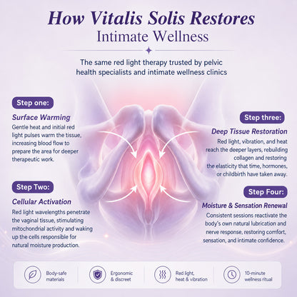 Vitalis® Solis - Red-light intimate wellness wand